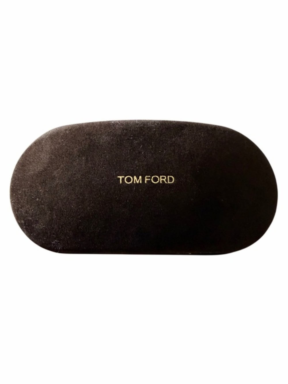 Tom Ford Brown Suede Eyewear Case